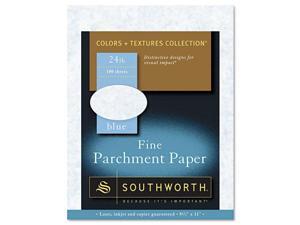 Southworth Parchment Specialty Paper Blue 24lb 8 1/2 x 11 100 Sheets P964CK336 Southworth Parchment Specialty Paper Blue 24lb 8 1/2 x 11 100 Sheets P964CK336