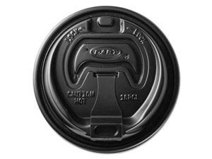SOLO CUPS Optima Reclosable Lids for Paper Hot Cups for 10-24 oz Cups Black 1000 SOLO CUPS Optima Reclosable Lids for Paper Hot Cups for 10-24 oz Cups Black 1000