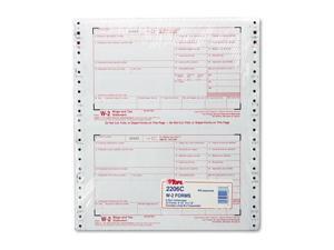 W-2 Tax Forms 6-Part Carbonless 8 1/2 x 5 1/2 24 W-2s & 1 W-3 W-2 Tax Forms 6-Part Carbonless 8 1/2 x 5 1/2 24 W-2s & 1 W-3