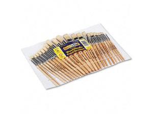 Chenille Kraft Preschool Brush Set Sizes 1-12 Natural Bristle Flat; Round 24/Set Chenille Kraft Preschool Brush Set Sizes 1-12 Natural Bristle Flat; Round 24/Set