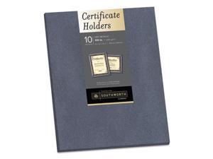 Certificate Holder, Gray, 105 lb Linen Stock, 12 x 9.5, 10/Pack 98869 Certificate Holder, Gray, 105 lb Linen Stock, 12 x 9.5, 10/Pack 98869