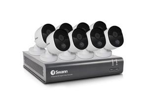Swann - SWDVK-845808V-US - Swann SWDVK-845808V-US 8-Channel 1080p 1TB DVR with 8 Cameras & Google Assistant Swann - SWDVK-845808V-US - Swann SWDVK-845808V-US 8-Channel 1080p 1TB DVR with 8 Cameras & Google Assistant