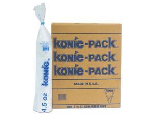 Konie Rolled Rim Paper Cone Cups 4.5 oz White 1000/Pack 45KPPK Konie Rolled Rim Paper Cone Cups 4.5 oz White 1000/Pack 45KPPK