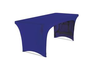 Iceberg Stretch-Fabric Table Cover Polyester/Spandex 30" x 72" Blue 16546 Iceberg Stretch-Fabric Table Cover Polyester/Spandex 30" x 72" Blue 16546