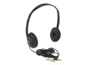 Personal Multimedia Stereo Headphones with Volume Control Black Personal Multimedia Stereo Headphones with Volume Control Black