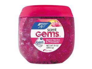 Scent Gems Odor Eliminator, Island Nectar and Pineapple, Pink, 10 oz Gel 900229 Scent Gems Odor Eliminator, Island Nectar and Pineapple, Pink, 10 oz Gel 900229
