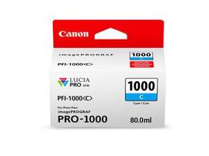 Canon PFI1000 C Cyan LUCIA PRO ink for imagePROGRAF PRO1000 0547C002