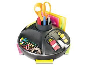 3M Rotary Self-Stick Notes Dispenser Plastic Rotary 10" diameter x 6h Black C91 3M Rotary Self-Stick Notes Dispenser Plastic Rotary 10" diameter x 6h Black C91