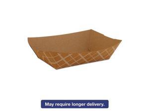 SCT Paper Food Baskets Brown/White Check 2 lb Capacity 1000/Carton 0517 SCT Paper Food Baskets Brown/White Check 2 lb Capacity 1000/Carton 0517