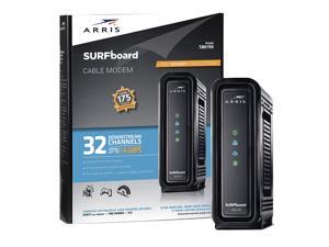 ARRIS SURFboard SB6190 BLK DOCSIS 3.0 Cable Modem - Retail Packaging - Black ARRIS SURFboard SB6190 BLK DOCSIS 3.0 Cable Modem - Retail Packaging - Black