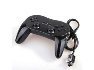 2 Classic Controller Pro For Nintendo Wii Remote BLACK US Ship 2 Classic Controller Pro For Nintendo Wii Remote BLACK US Ship