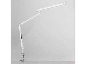 BOLOWEI LED Desk Lamp with Clamp Small White Desk Lamp for College 
