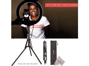 Vivitar Tabletop 63" Adjustable Height Multipurpose Light Stand Solid Locking System with Carrying Case