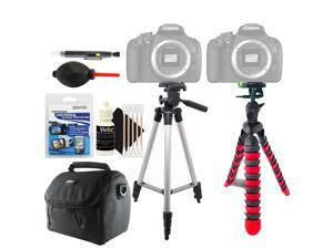 Tall and Flexible Tripod + Lens Pen + Dust Blower + Universal Screen Protector + Gadget Bag + 3pc Cleaning Kit Tall and Flexible Tripod + Lens Pen + Dust Blower + Universal Screen Protector + Gadget Bag + 3pc Cleaning Kit