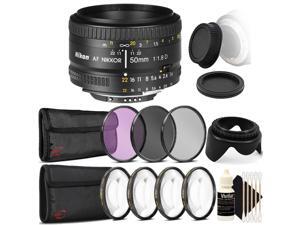 Made by Optics 82mm Multi-Threaded Nikon D700 High Grade Multi-Coated 3 Piece Lens Filter Kit Nwv Direct Microfiber Cleaning Cloth.