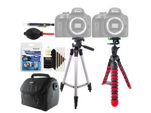 Tall and Flexible Tripod + Lens Pen + Dust Blower + Universal Screen Protector + Gadget Bag + 3pc Cleaning Kit Tall and Flexible Tripod + Lens Pen + Dust Blower + Universal Screen Protector + Gadget Bag + 3pc Cleaning Kit