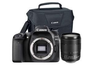 Canon EOS 80D 242MP DSLR Camera with 18135mm USM Lens and Camera Case