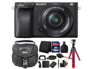 Sony Alpha a6400 Mirrorless Digital Camera Black w 1650mm Lens and Bundle Kit