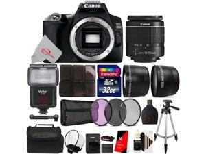 Canon EOS 250D Rebel SL3 24.1MP DSLR Camera +  32GB Accessory Kit