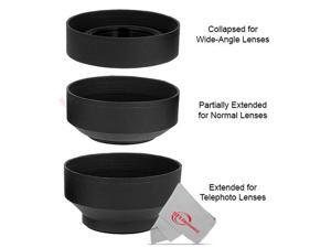 Multi-Threaded Made by Optics 3 Piece Lens Filter Kit 55mm Canon EOS 7D High Grade Multi-Coated Nwv Direct Microfiber Cleaning Cloth.