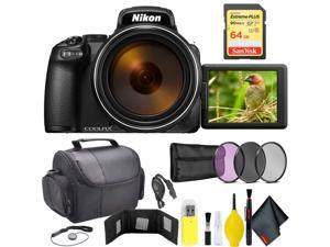 Nikon COOLPIX P1000 Digital Camera + 64GB Sandisk Extreme Memory Card Travel Kit Intl Model Nikon COOLPIX P1000 Digital Camera + 64GB Sandisk Extreme Memory Card Travel Kit Intl Model