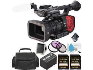 Panasonic AG-DVX200 4K Handheld Camcorder - Bundle with 2X 128GB Memory Cards + Carrying Case + More Panasonic AG-DVX200 4K Handheld Camcorder - Bundle with 2X 128GB Memory Cards + Carrying Case + More