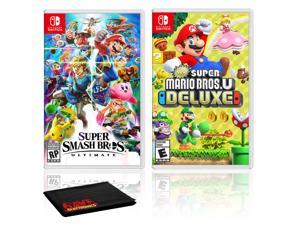 Nintendo Super Smash Bros Ultimate Bundle with New Super Mario Bros U Deluxe