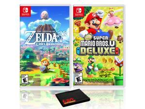 The Legend of Zelda Links Awakening  New Super Mario Bros U Deluxe  2 Game Bundle  Nintendo Switch