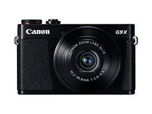 Canon G9 X Black 20.2 MP 3X Optical Zoom 25mm Wide Angle Digital Camera - International Version