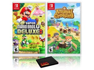 New Super Mario Bros U Deluxe  Animal Crossing New Horizons  Two Game Bundle  Nintendo Switch