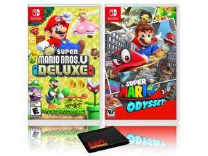 New Super Mario Bros U Deluxe  Super Mario Odyssey  Two Game Bundle  Nintendo Switch