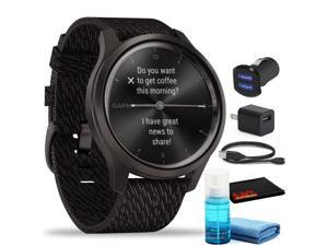 Garmin vivomove Style Hybrid Smartwatch (42mm) Graphite Aluminum with Adapters Garmin vivomove Style Hybrid Smartwatch (42mm) Graphite Aluminum with Adapters