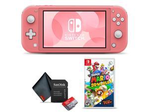 Nintendo Switch Lite Coral with Super Mario 3D World  Bowsers Fury Game