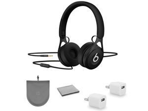 Beats by Dr. Dre Beats EP On-Ear Headphones (Black) ML992LL/A Kit with USB Adapter Cube