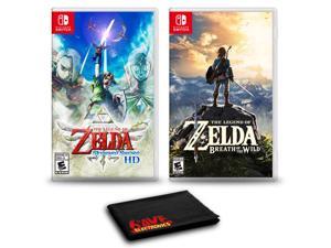 The Legend of Zelda Skyward Sword HD and The Legend of Zelda Breath of the Wild  Two Game Bundle For Nintendo Switch
