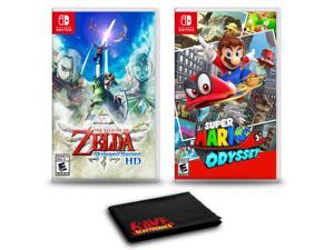 The Legend of Zelda Skyward Sword HD and Super Mario Odyssey  Two Game Bundle For Nintendo Switch