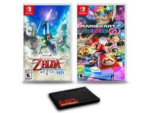 The Legend of Zelda Skyward Sword HD and Mario Kart 8 Deluxe  Two Game Bundle For Nintendo Switch