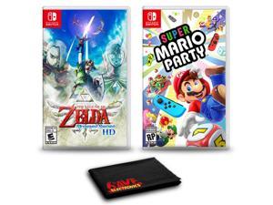 The Legend of Zelda Skyward Sword HD and Super Mario Party  Two Game Bundle For Nintendo Switch