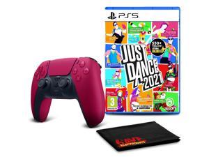 PS5 DualSense Wireless Controller (Cosmic Red)  with Just Dance 2021