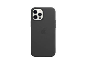 Apple Leather Case with MagSafe (for iPhone 12 Pro Max) - Black