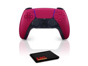 PlayStation 5 DualSense Wireless Controller (Cosmic Red) with Cleaning Cloth