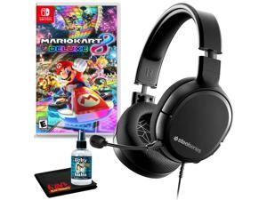 SteelSeries Arctis 1 Wired Gaming Headset Includes 6Ave Cleaning Kit and Nintendo Mario Kart 8 Deluxe
