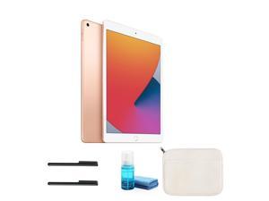 Apple 10.2 Inch iPad (32GB, Wi-Fi Only, Gold) MYLC2LL/A with White Sleeve