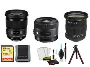Sigma Three Lens Bundle for Nikon Cameras International Model