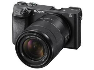 Sony Alpha a6300 Mirrorless Digital Camera  Black with 18135mm Lens