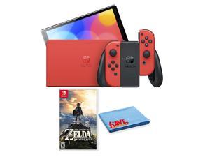 Nintendo Switch OLED Mario Red Edition with Legend of Zelda Breath of the Wild