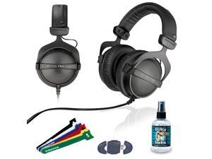 Beyerdynamic DT 770 PRO 32 Ohm Studio Headphone - 6" Velcro Straps - Card Reader - Headphone Cleaner 4oz Beyerdynamic DT 770 PRO 32 Ohm Studio Headphone - 6" Velcro Straps - Card Reader - Headphone Cleaner 4oz