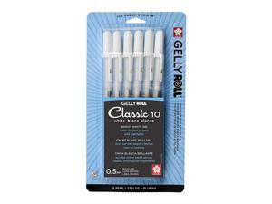 Sakura 57458 Gelly Roll Classic 10 (Bold Pt.) 6pk Pen, White Sakura 57458 Gelly Roll Classic 10 (Bold Pt.) 6pk Pen, White