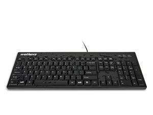 WETKEYS KBWKABS104-BK PRO-GRADE FULL-SIZE ABS KEYB WETKEYS KBWKABS104-BK PRO-GRADE FULL-SIZE ABS KEYB