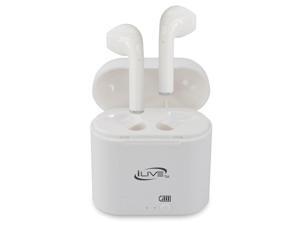 iLive IAEBT209W Truly Wire-Free Earbuds with Microphone (White) iLive IAEBT209W Truly Wire-Free Earbuds with Microphone (White)